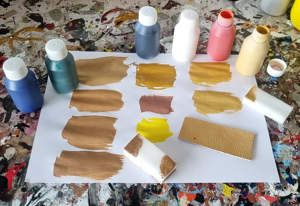 Så här färgmatchar du läder