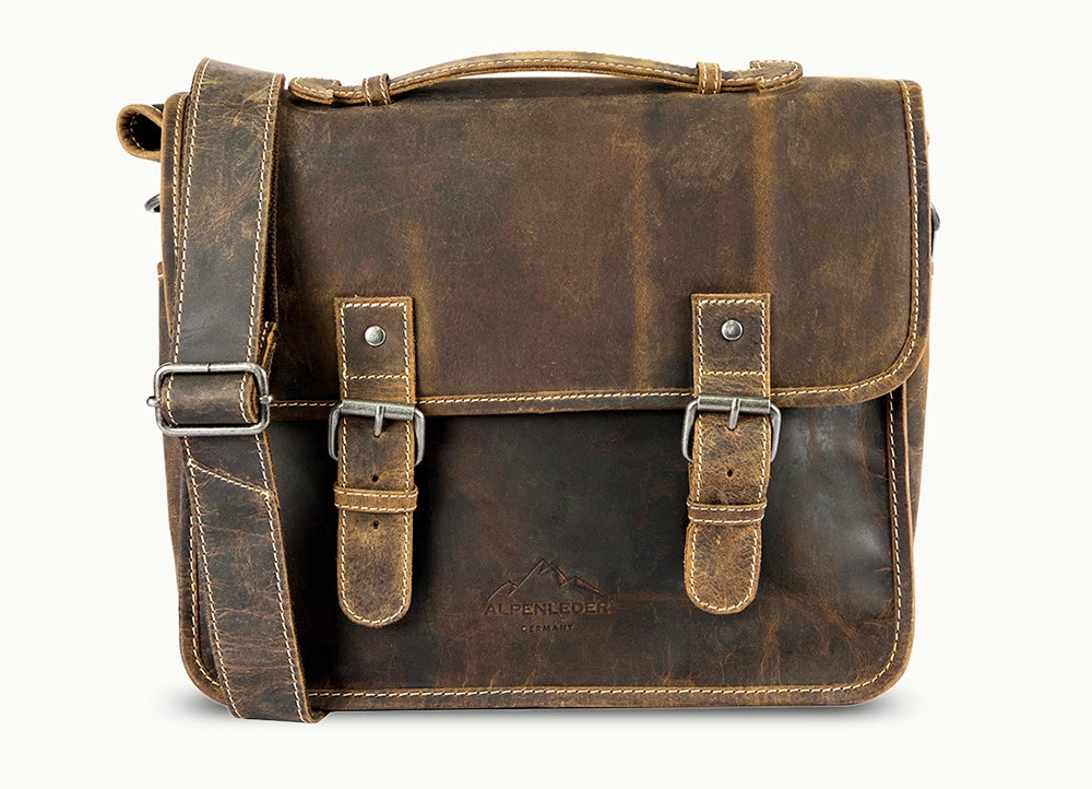 Kurirväska i Läder | Tourer | Alpenleder