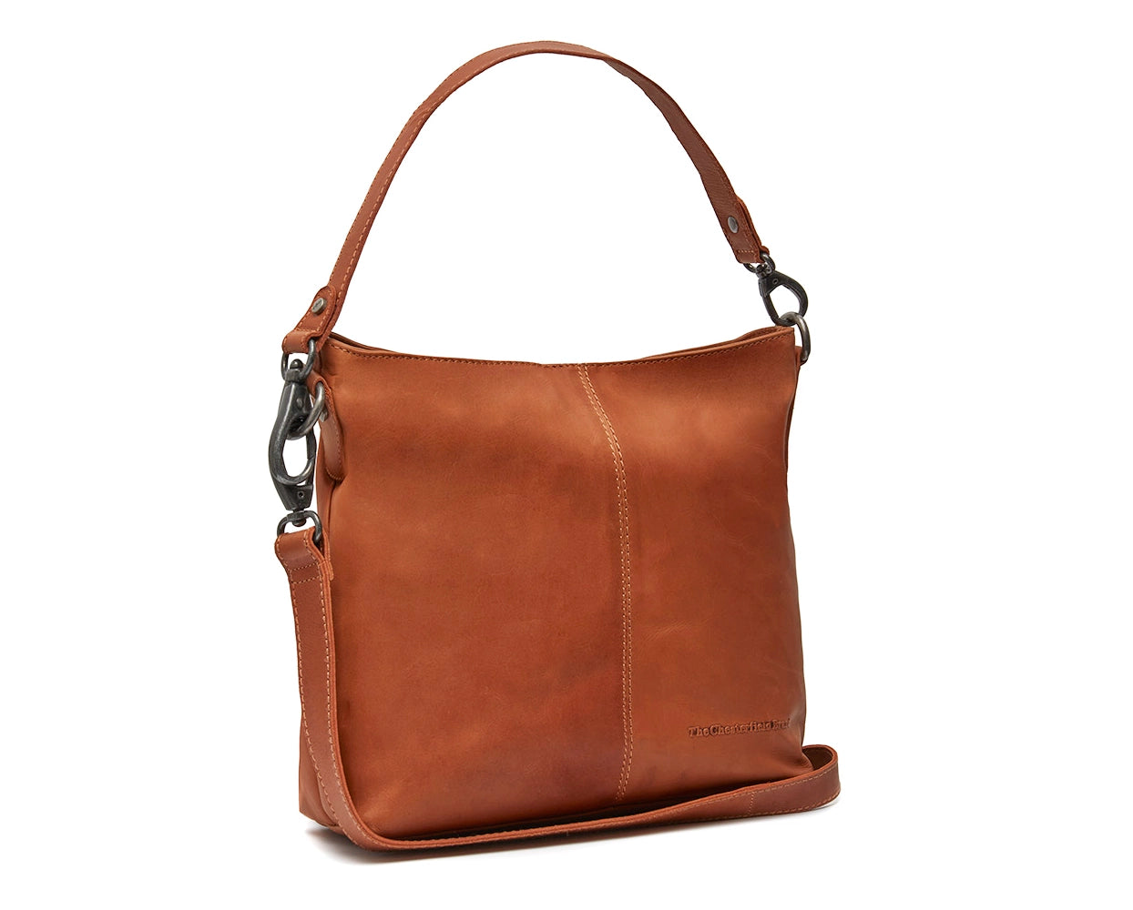 produktbild av framsidan av en cognacsfärgad axelremsväska av modellen Jen från varumärket chesterfield brand
