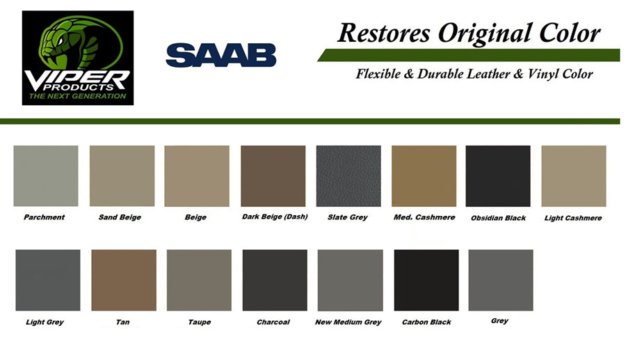 Leather & Vinyl colourant for Saab | Viper Polycryl | 100 ml
