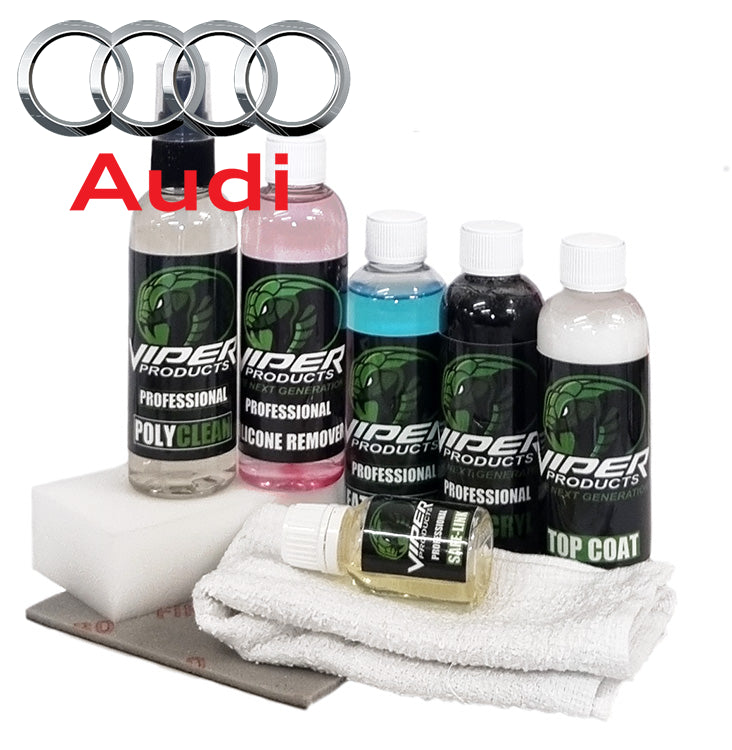 Lederfarbe &amp; Vinylfarbe für Audi | MiniKit zum Färben von Autopolstern | Viper Produkte