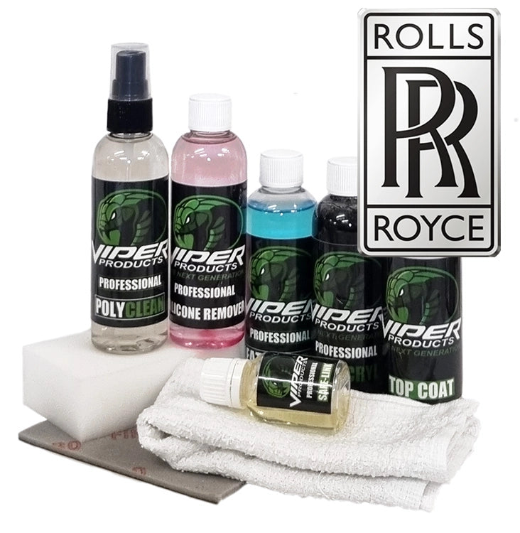 Läderfärg & Vinylfärg till Rolls Royce | Litet Kit för Färgning av Bilklädsel | Viper Products