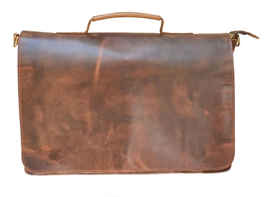 Laptopväska i Läder | Annadale | Rust Sydney
