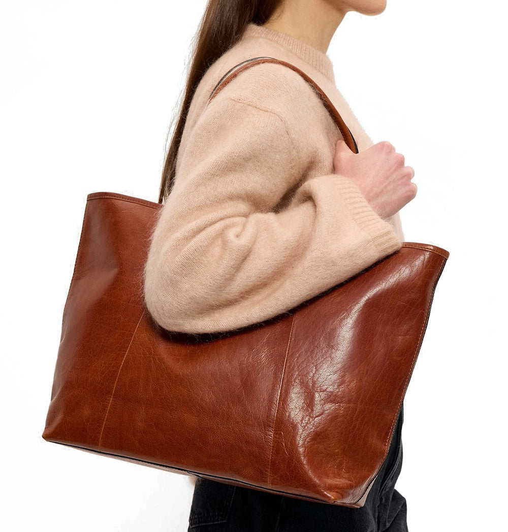 Shoppingväska i Läder | Parisa | Saddler