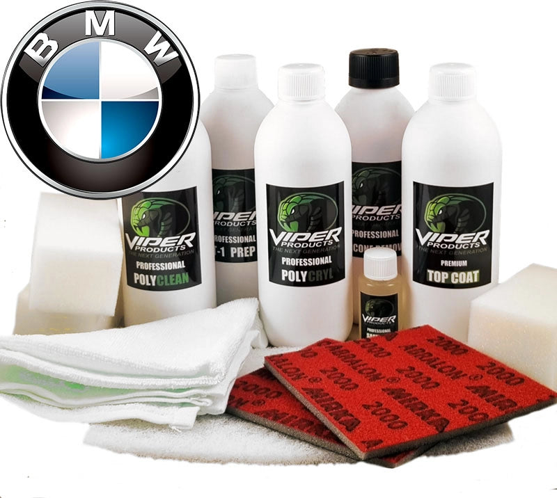 Läderfärg & Vinylfärg till BMW | Stort Kit för infärgning av bilklädsel | Viper Products