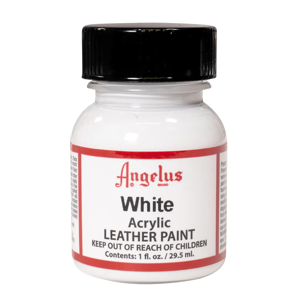 Vit Läderfärg | Angelus White Acrylic Leather Paint