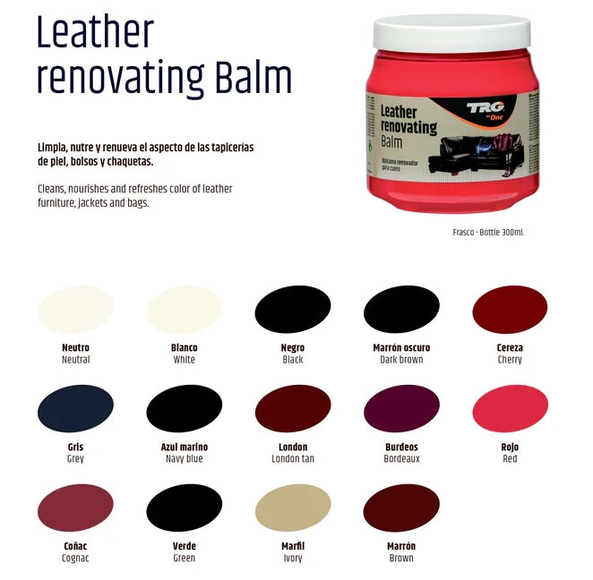 Läderbalsam med färg | TRG Leather Renovating Balm |  300 ml