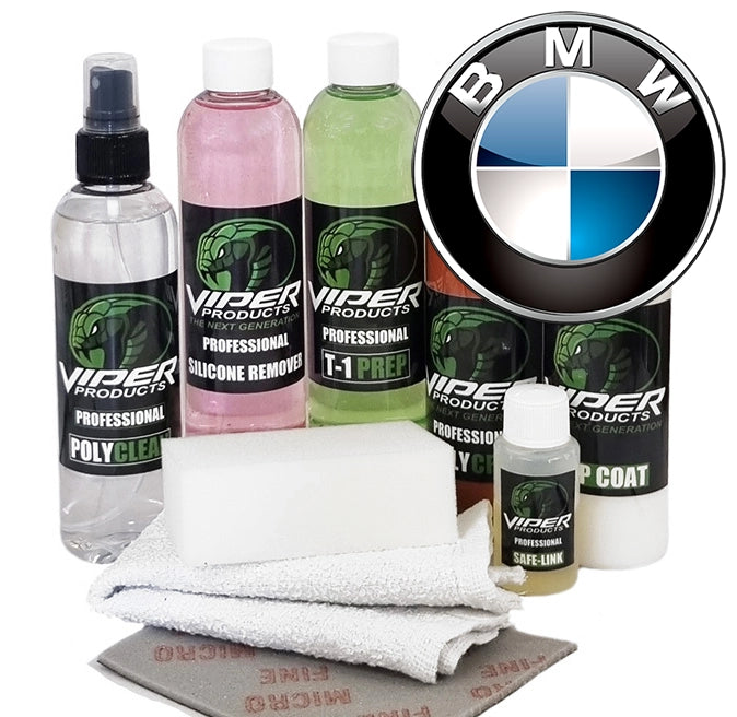 Läderfärg & Vinylfärg till BMW | Mellanstort Kit för infärgning av bilklädsel | Viper Products