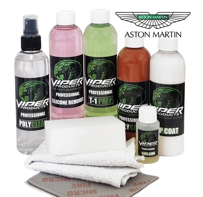 Leder- und Vinylfarbe für Aston Martin | Kleines Set zum Färben von Leder, Vinyl und Kunstleder | Viper Produkte