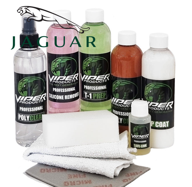 Läderfärg & Vinylfärg till Jaguar | Mellanstort Kit för Färgning av bilklädsel | Viper Products