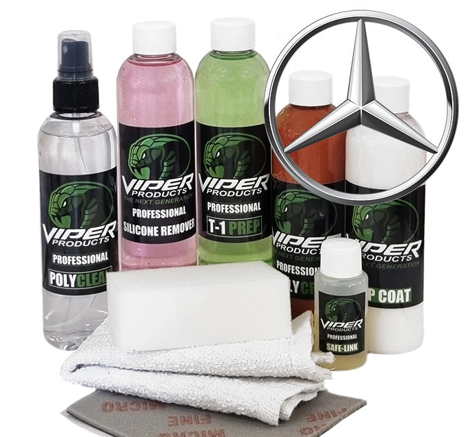 Läderfärg & Vinylfärg till Mercedes | Mellanstort Kit för Infärgning av bilklädsel | Viper Products