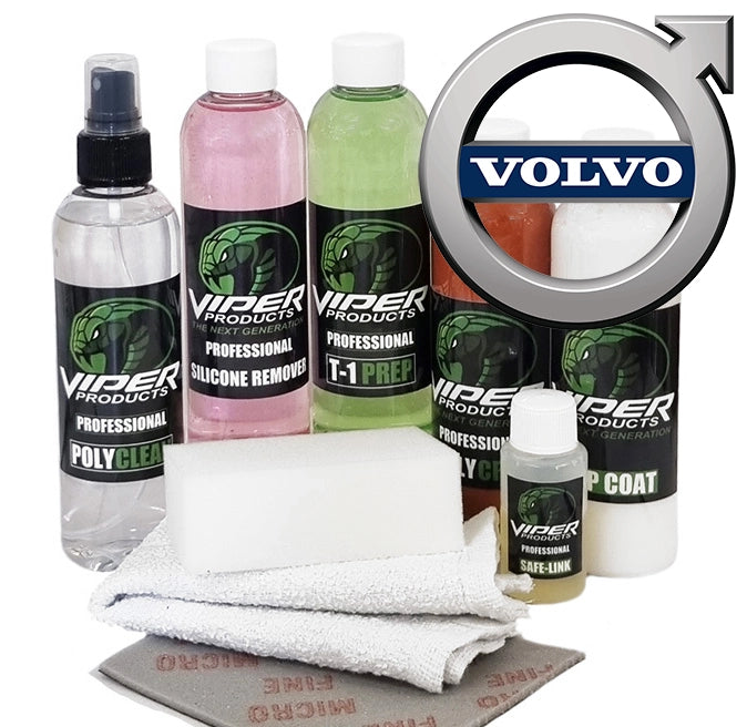 Läderfärg & Vinylfärg till Volvo | Mellanstort Kit för Infärgning av bilklädsel | Viper Products