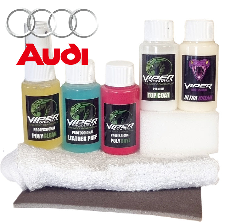Läderfärg & Vinylfärg till Audi | MiniKit för färgning av bilklädsel | Viper Products