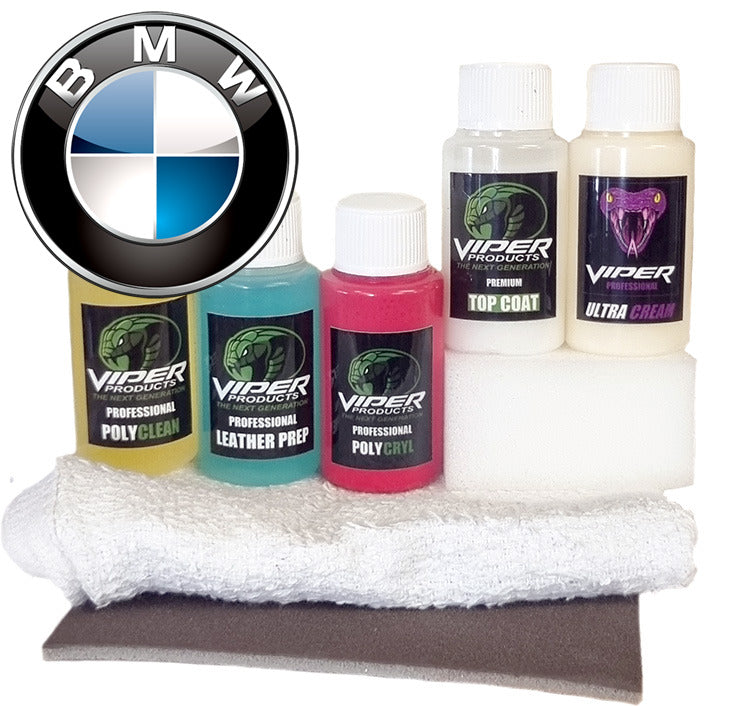 Läderfärg & Vinylfärg till BMW | MiniKit för infärgning av bilklädsel | Viper Products