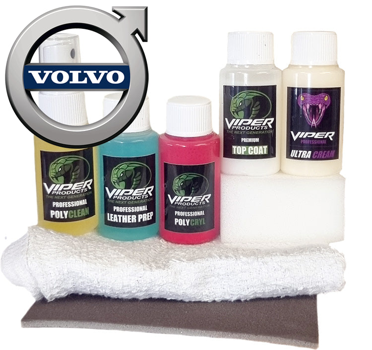 Läderfärg & Vinylfärg till Volvo | MiniKit för färgning av bilklädsel | Viper Products